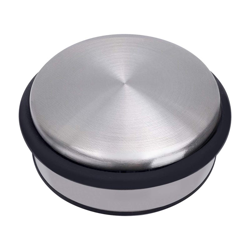 KINJOEK 2 Packs Heavy Duty No Drill Door Stopper, Stainless Steel Door Stop, Surrounded with Protective Rubber Bands Anti-Slip Door Wedge for Office, Home, Garage, Laundry Door - Image 5